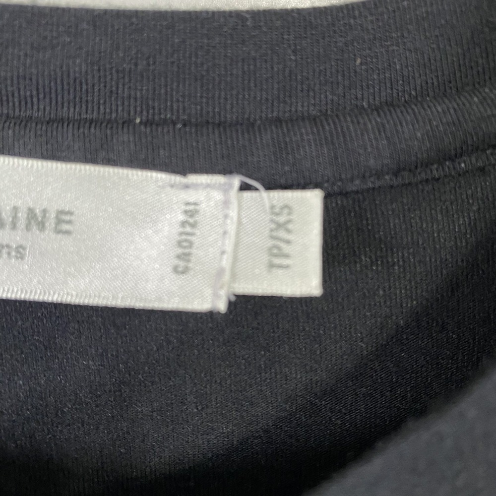 Contemporaine Shirt Womens XS Black Modal Spandex Relaxed Fit Simons Tee Top - Picture 3 of 12